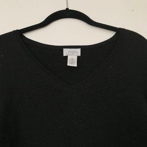 Classy Black V Neck Sweater